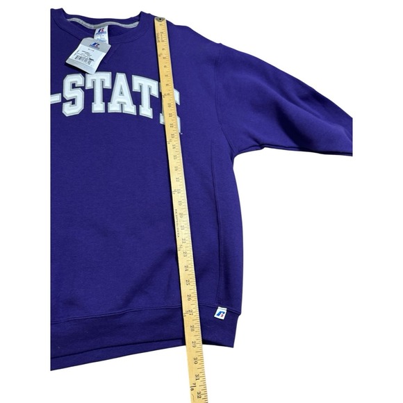Kansas State Wildcats Vertical Arch Large Purple Applique Logo Deadstock NWT - Picture 4 of 8